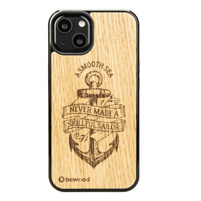 Obrazek dla: Drewniane Etui na iPhone 13 KOTWICA DĄB