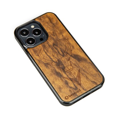Picture 2 for: Apple iPhone 13 Pro Deer Imbuia Wood Case