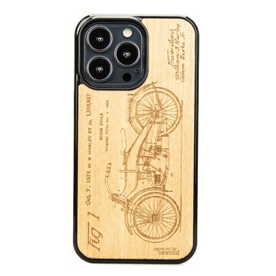 Obrazek dla: Drewniane Etui na iPhone 13 Pro HARLEY PATENT ANIEGRE