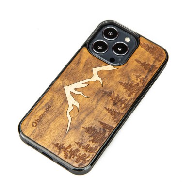 Obrazek 2 dla: Drewniane Etui na iPhone 13 Pro GÓRY IMBUIA