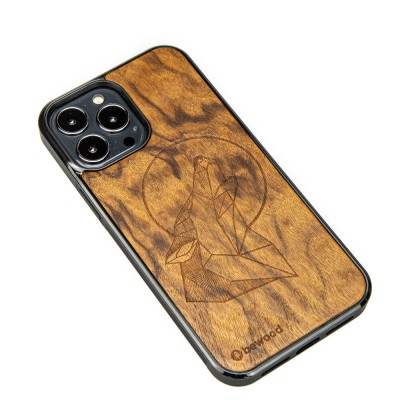 Picture 2 for: Apple iPhone 13 Pro Max Wolf Imbuia Wood Case