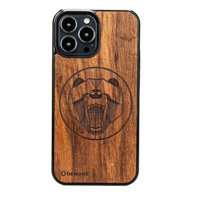 Picture for: Apple iPhone 13 Pro Max Bear Merbau Wood Case