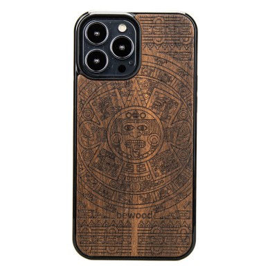 Picture for: Apple iPhone 13 Pro Max Aztec Calendar Ziricote Wood Case