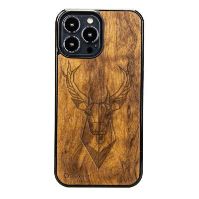 Obrazek dla: Drewniane Etui na iPhone 13 Pro Max JELEŃ IMBUIA