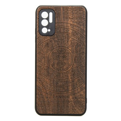Picture for: Xiaomi Redmi Note 10 5G Aztec Calendar Ziricote Wood Case