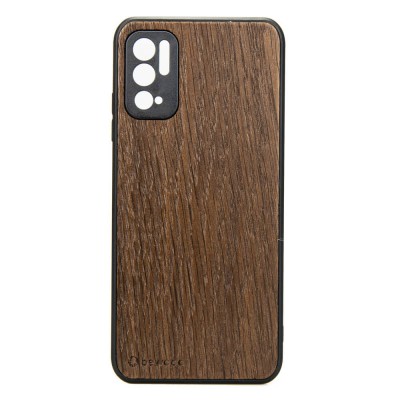 Obrazek dla: Drewniane Etui Xiaomi Redmi Note 10 5G DĄB WĘDZONY