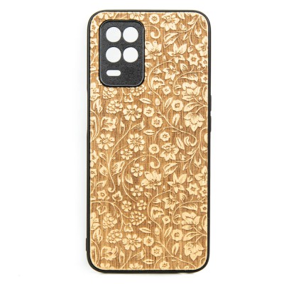 Picture for: Xiaomi Realme 8 5G Flowers Anigre Wood Case