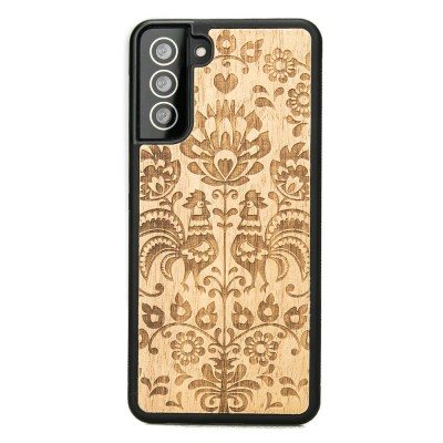 Picture for: Samsung Galaxy S21 FE Polski Folk Anigre Wood Case