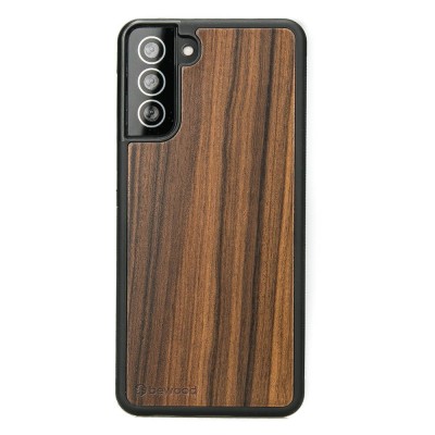 Obrazek dla: Drewniane Etui na Samsung Galaxy S21 FE PALISANDER SANTOS