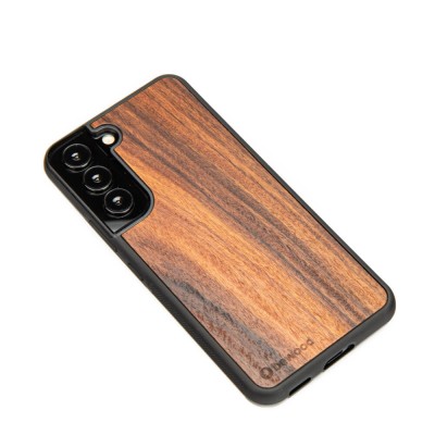 Obrazek 2 dla: Drewniane Etui na Samsung Galaxy S22 PALISANDER SANTOS