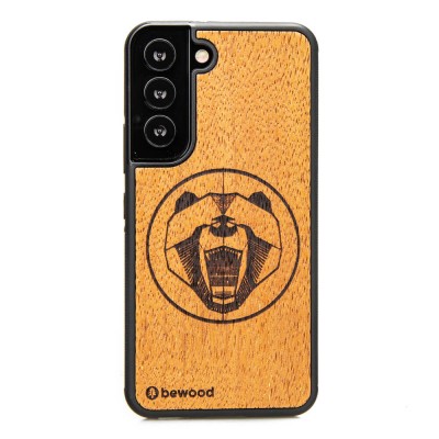 Picture for: Samsung Galaxy S22 Bear Merbau Wood Case