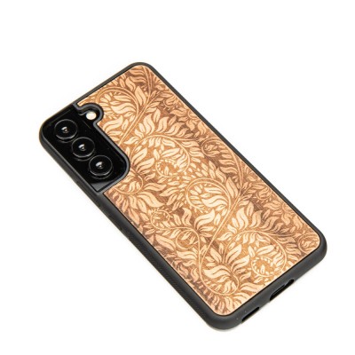 Obrazek 2 dla: Drewniane Etui na Samsung Galaxy S22 LIŚCIE JABŁOŃ