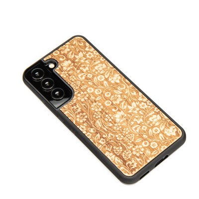 Obrazek 2 dla: Drewniane Etui na Samsung Galaxy S22 KWIATY POLNE ANIEGRE