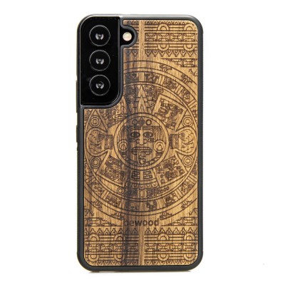 Obrazek dla: Drewniane Etui na Samsung Galaxy S22 KALENDARZ AZTECKI LIMBA