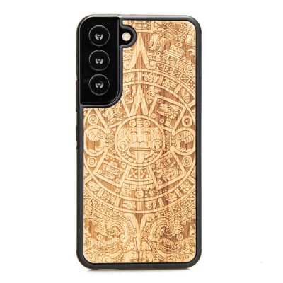 Picture for: Samsung Galaxy S22 Aztec Calendar Anigre Wood Case