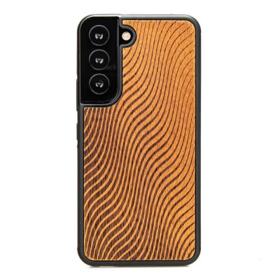 Picture for: Samsung Galaxy S22 Waves Merbau Wood Case