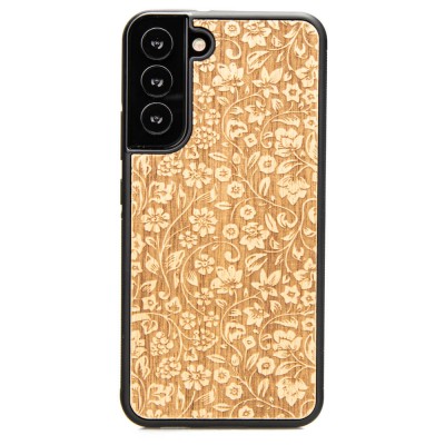 Obrazek dla: Drewniane Etui na Samsung Galaxy S22 Plus KWIATY POLNE ANIEGRE