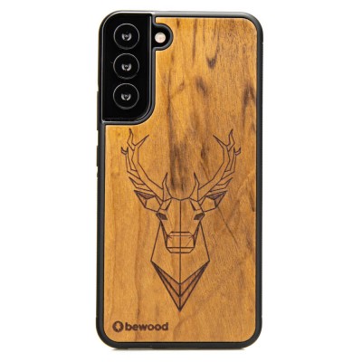 Obrazek dla: Drewniane Etui na Samsung Galaxy S22 Plus JELEŃ IMBUIA