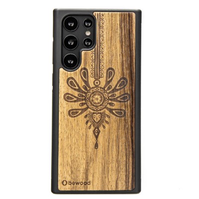 Obrazek dla: Drewniane Etui na Samsung Galaxy S22 Ultra PARZENICA LIMBA