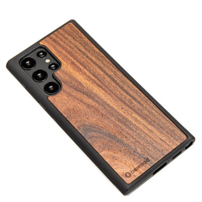 Obrazek 2 dla: Drewniane Etui na Samsung Galaxy S22 Ultra PALISANDER SANTOS