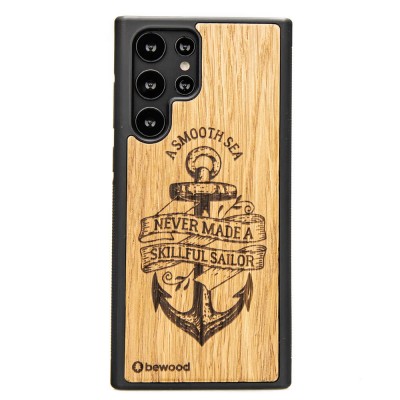 Obrazek dla: Drewniane Etui na Samsung Galaxy S22 Ultra KOTWICA DĄB