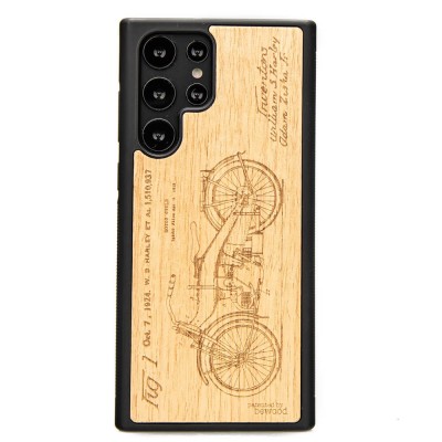 Obrazek dla: Drewniane Etui na Samsung Galaxy S22 Ultra HARLEY PATENT ANIEGRE