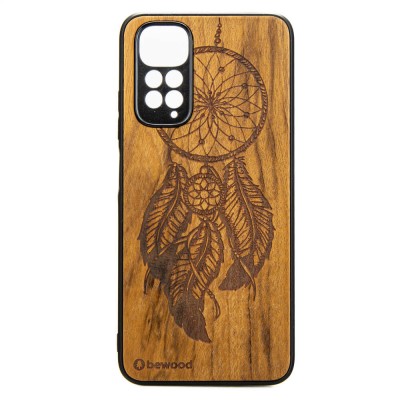 Obrazek dla: Drewniane Etui Xiaomi Redmi Note 11 / 11S ŁAPACZ SNÓW IMBUIA