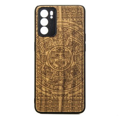 Picture for: Oppo Reno 6 5G Aztec Calendar Frake Wood Case