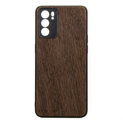 Obrazek dla: Drewniane Etui Oppo Reno 6 5G DĄB WĘDZONY