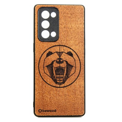 Picture for: Oppo Reno 6 Pro Bear Merbau Wood Case
