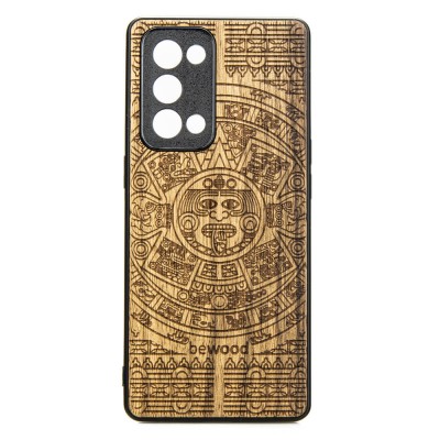 Picture for: Oppo Reno 6 Pro Aztec Calendar Frake Wood Case+B61