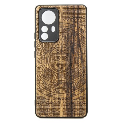 Picture for: Xiaomi 12 Pro Aztec Calendar Frake Wood Case