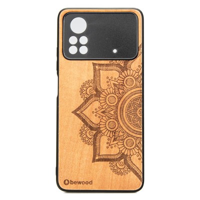 Obrazek dla: Drewniane Etui Xiaomi POCO X4 Pro 5G MANDALA JABŁOŃ
