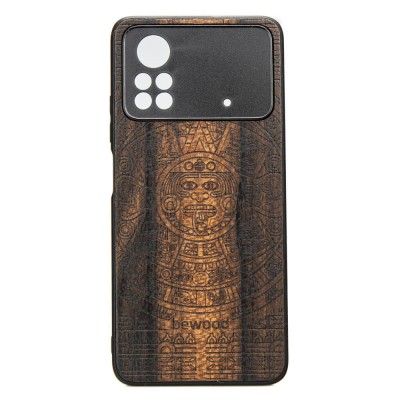 Obrazek dla: Drewniane Etui Xiaomi POCO X4 Pro 5G KALENDARZ AZTECKI ZIRICOTE