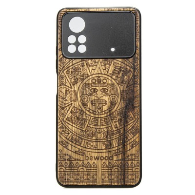 Obrazek dla: Drewniane Etui Xiaomi POCO X4 Pro 5G KALENDARZ AZTECKI LIMBA