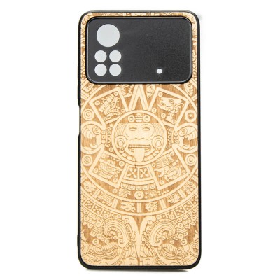 Obrazek dla: Drewniane Etui Xiaomi POCO X4 Pro 5G KALENDARZ AZTECKI ANIEGRE