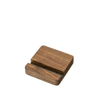 Picture 2 for: Wooden Phone Stand Organizer  Walnut