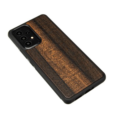 Obrazek 2 dla: Drewniane Etui na Samsung Galaxy A53 5G KALENDARZ AZTECKI ZIRICOTE
