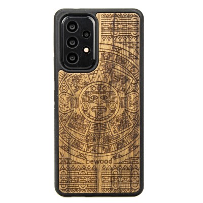Picture for: Samsung Galaxy A53 5G Aztec Calendar Frake Wood Case