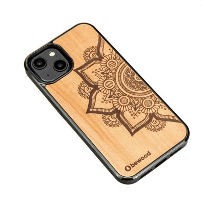 Obrazek 2 dla: Drewniane Etui Bewood na iPhone 14 MANDALA JABŁOŃ