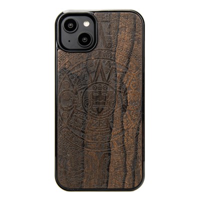 Picture for: Apple iPhone 14 Plus Aztec Calendar Ziricote Bewood Wood Case