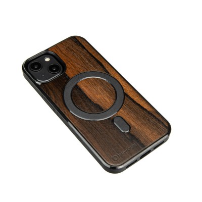 Obrazek 2 dla: Drewniane Etui Bewood na iPhone 14 Ziricote MagSafe