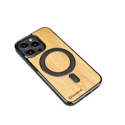 Obrazek 2 dla: Drewniane Etui Bewood na iPhone 13 Pro  Dąb MagSafe