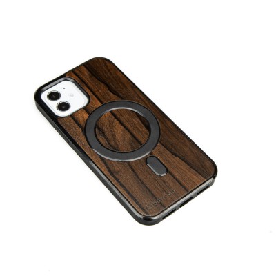 Picture 2 for: Apple Bewood iPhone 12/12 Pro Ziricote Bewood Wood Case Magsafe