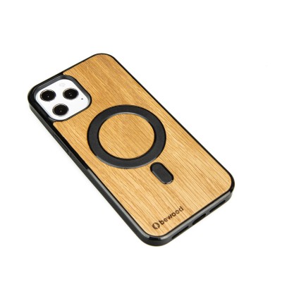 Obrazek 2 dla: Drewniane Etui Bewood na iPhone 12 Pro Max Dąb MagSafe