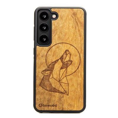 Obrazek dla: Drewniane Etui Bewood na Samsung Galaxy S23 WILK IMBUIA