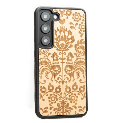 Obrazek 2 dla: Drewniane Etui Bewood na Samsung Galaxy S23 POLSKI FOLK ANIEGRE