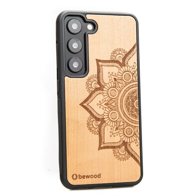 Obrazek 2 dla: Drewniane Etui Bewood na Samsung Galaxy S23 MANDALA JABŁOŃ