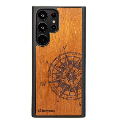 Obrazek dla: Drewniane Etui Bewood na Samsung Galaxy S23 Ultra TRAVELER MERBAU