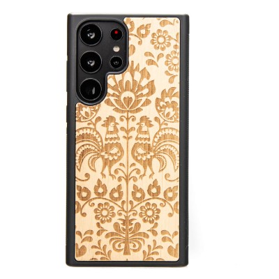 Obrazek dla: Drewniane Etui Bewood na Samsung Galaxy S23 Ultra POLSKI FOLK ANIEGRE